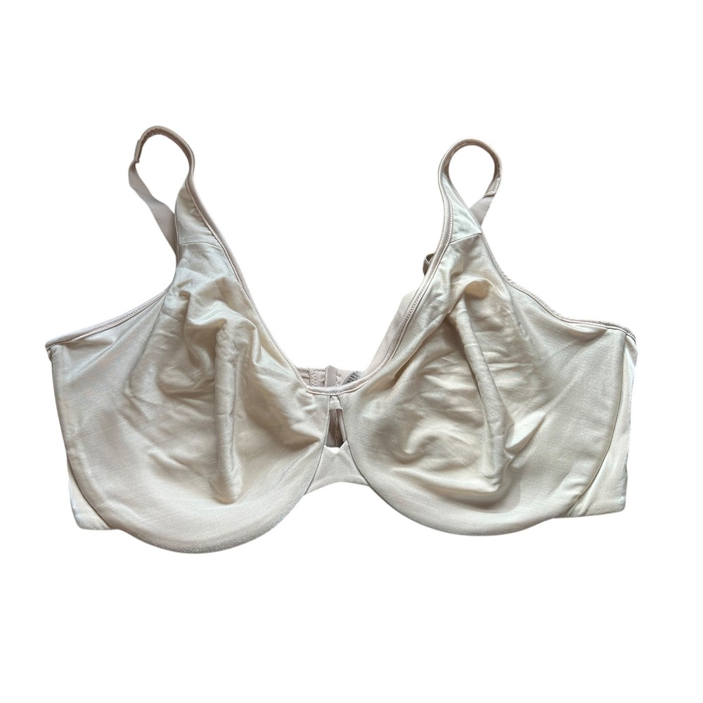 Lilyette Women's Comfort Lace Full Coverage Bra Beige‎ Size 40DD